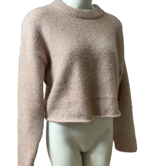 NWT H&M oversized cute sweater pink size:S - Picture 3 of 10